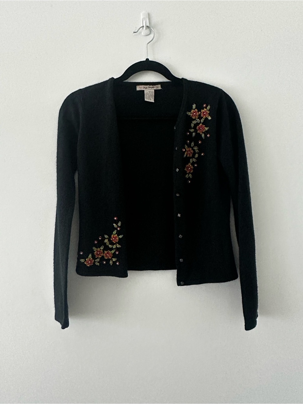 Vintage Free People Beaded Cardigan